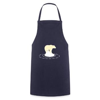 Polar Bear - Tablier de cuisine - marine - Devant - AI Model Male 185 dark (185cm)