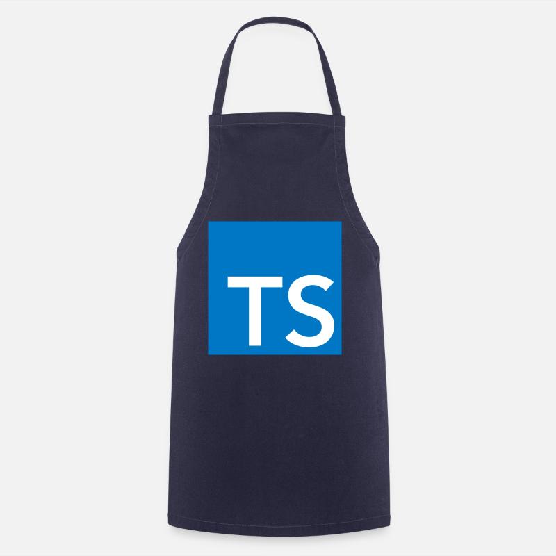 TypeScript-Logo - Kochschürze - Navy