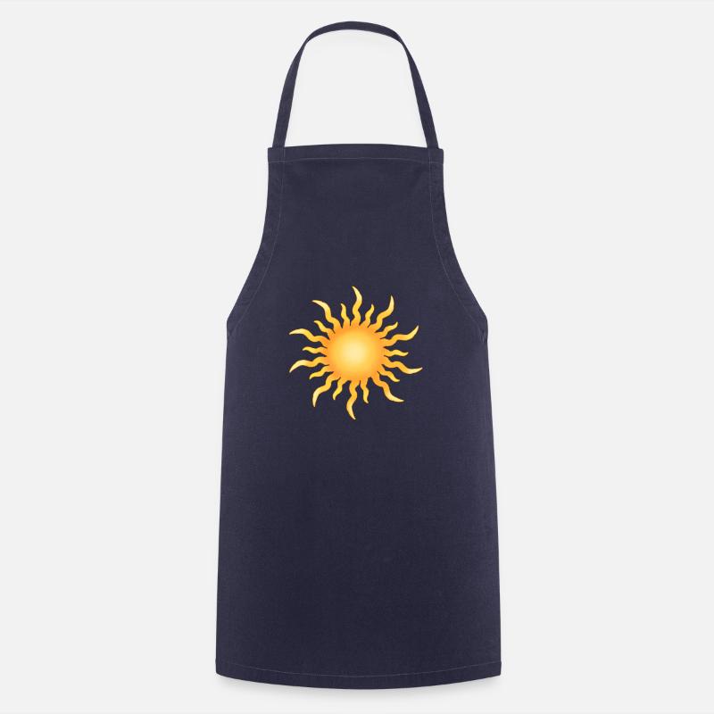 Sonne - Kochschürze - Navy