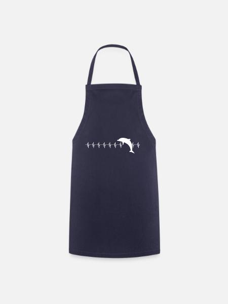 Delfin - Kochschürze - Navy