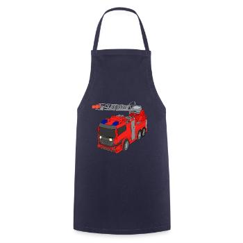 Camions de pompiers Camions d’extinction Chemise - Tablier de cuisine - marine - Devant - AI Model Male 185 dark (185cm)