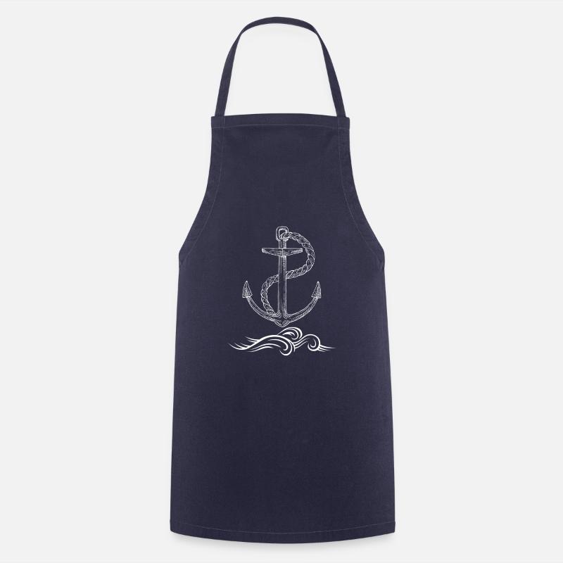Anchor - Cooking Apron - navy
