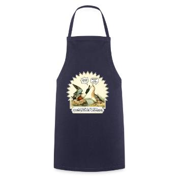 Conflits de Canards - Tablier de cuisine - marine - Devant - AI Model Male 185 dark (185cm)