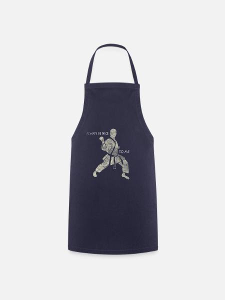 Karate-Spieler - Kochschürze - Navy