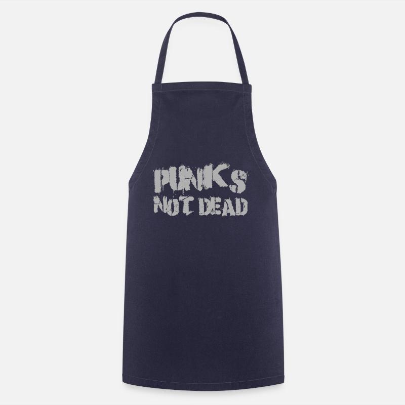 Punks not Dead - Cooking Apron - navy