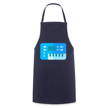 Synthétiseurs - Tablier de cuisine - marine - Devant - AI Model Male 185 dark (185cm)