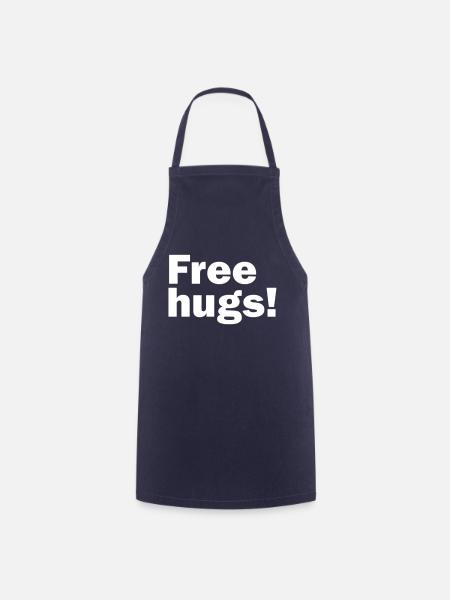 Free hugs - Cooking Apron - navy