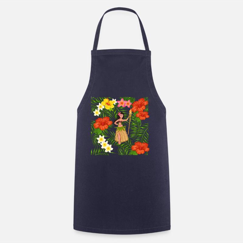TAHITIENNE - Tablier de cuisine - marine