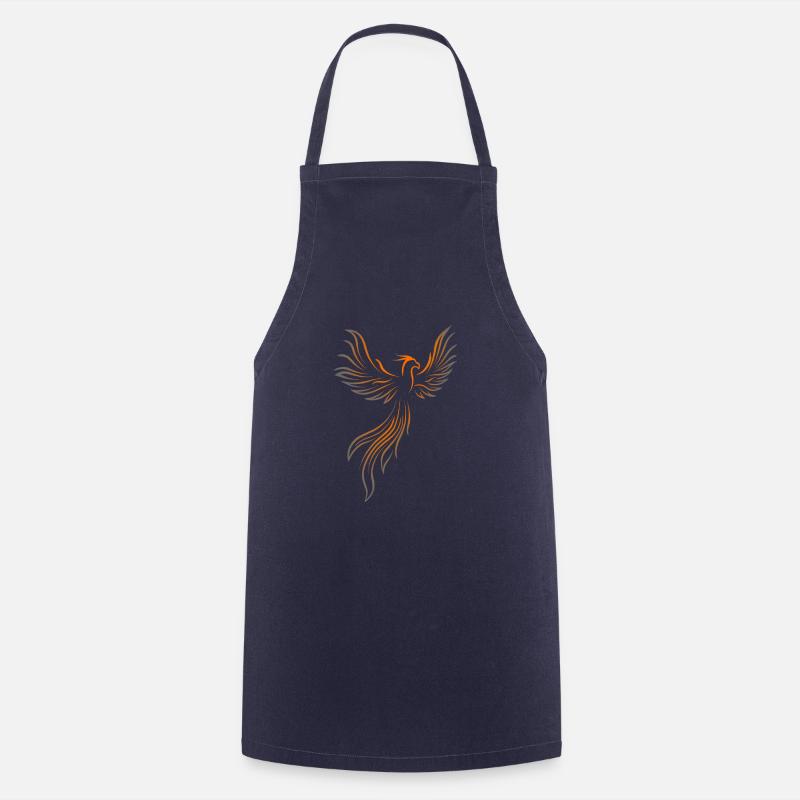 Feuervogel Phoenix - Kochschürze - Navy
