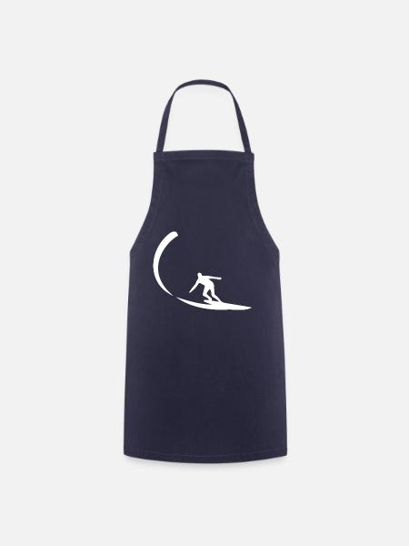 Surfing Surfboard Surfer Geschenksidee - Kochschürze - Navy