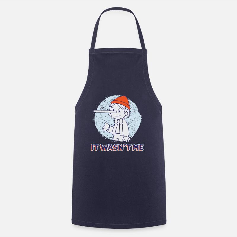 Pinocchio - It Wasn´t Me - Cooking Apron - navy