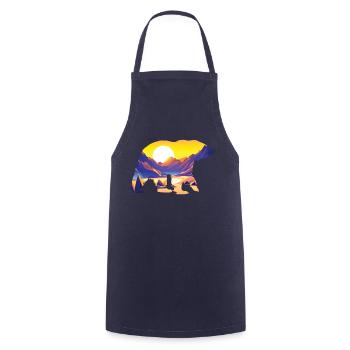 Hike Mountains Mountain Hiking Mountain Hikers Hiking - Cooking Apron - navy - Front - AI Model Male 185 dark (185cm)