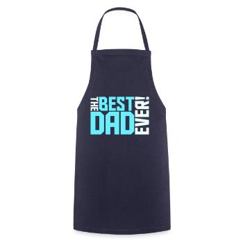 Le meilleur papa de tous les temps Cool Love - Tablier de cuisine - marine - Devant - AI Model Male 185 dark (185cm)