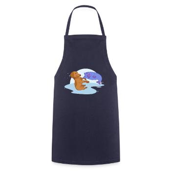Se battre - Tablier de cuisine - marine - Devant - AI Model Male 185 dark (185cm)