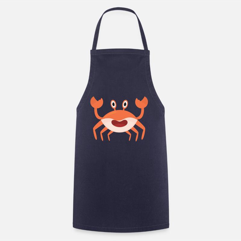 crab - Cooking Apron - navy
