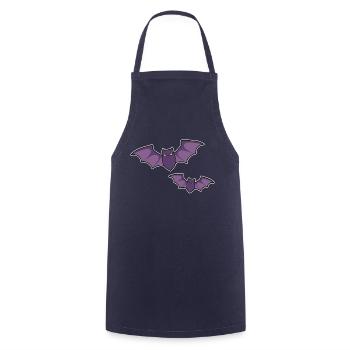 Les chauves-souris - Tablier de cuisine - marine - Devant - AI Model Male 185 dark (185cm)