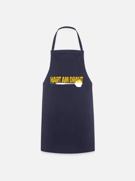 Dart hart am Draht - Kochschürze - Navy