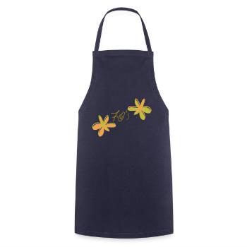 born in the 70s birthday - Cooking Apron - navy - Front - AI Model Male 185 dark (185cm)