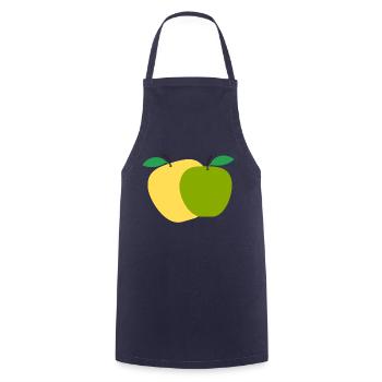 apples - Cooking Apron - navy - Front - AI Model Male 185 dark (185cm)