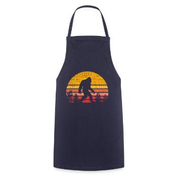 Bigfoot Retro - Tablier de cuisine - marine - Devant - AI Model Male 185 dark (185cm)