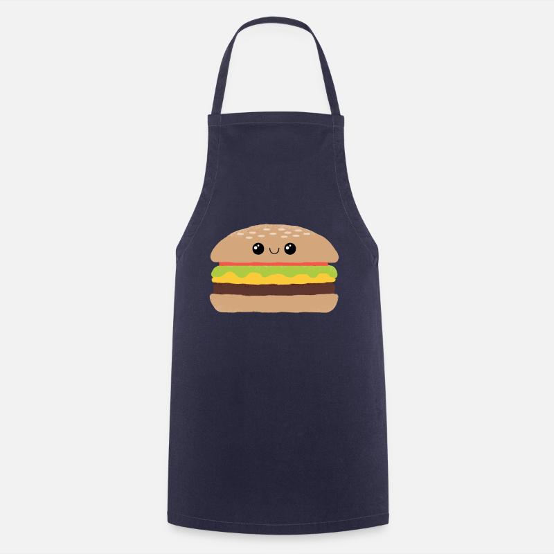 Burger - Kochschürze - Navy