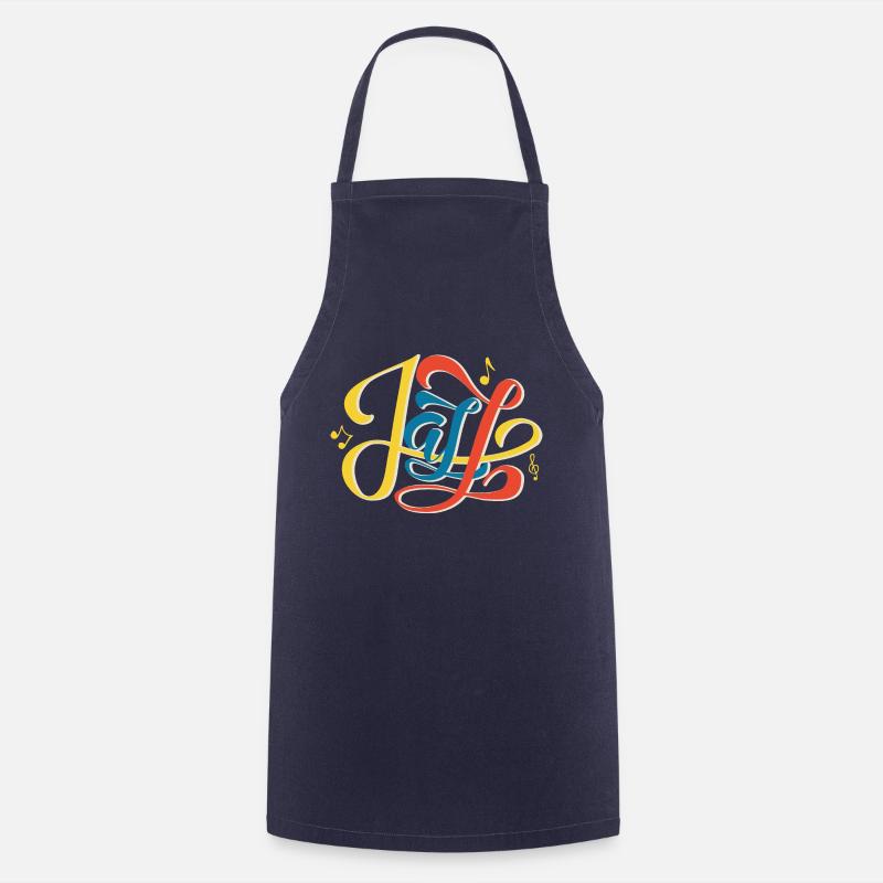 le jazz - Tablier de cuisine - marine