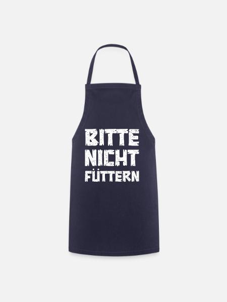 Bitte nicht füttern - Kochschürze - Navy