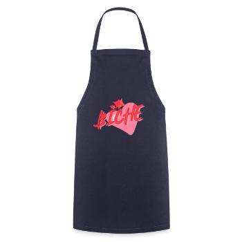 Biche - Tablier de cuisine - marine - Devant - AI Model Male 185 dark (185cm)