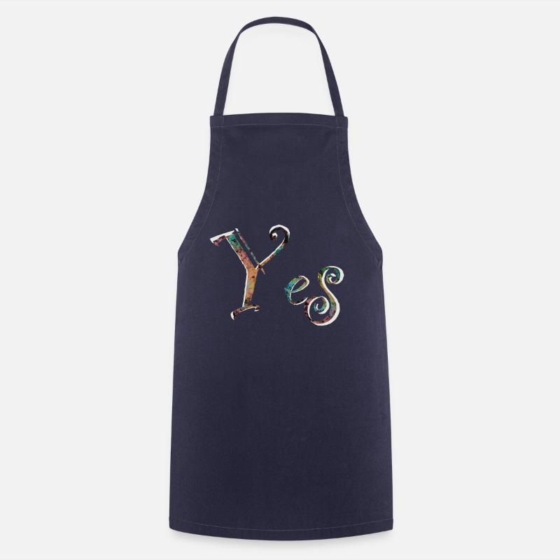 #Yes - Kochschürze - Navy