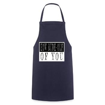Dino Humor Happy Awesome Gift Baby Computer - Cooking Apron - navy - Front - AI Model Male 185 dark (185cm)