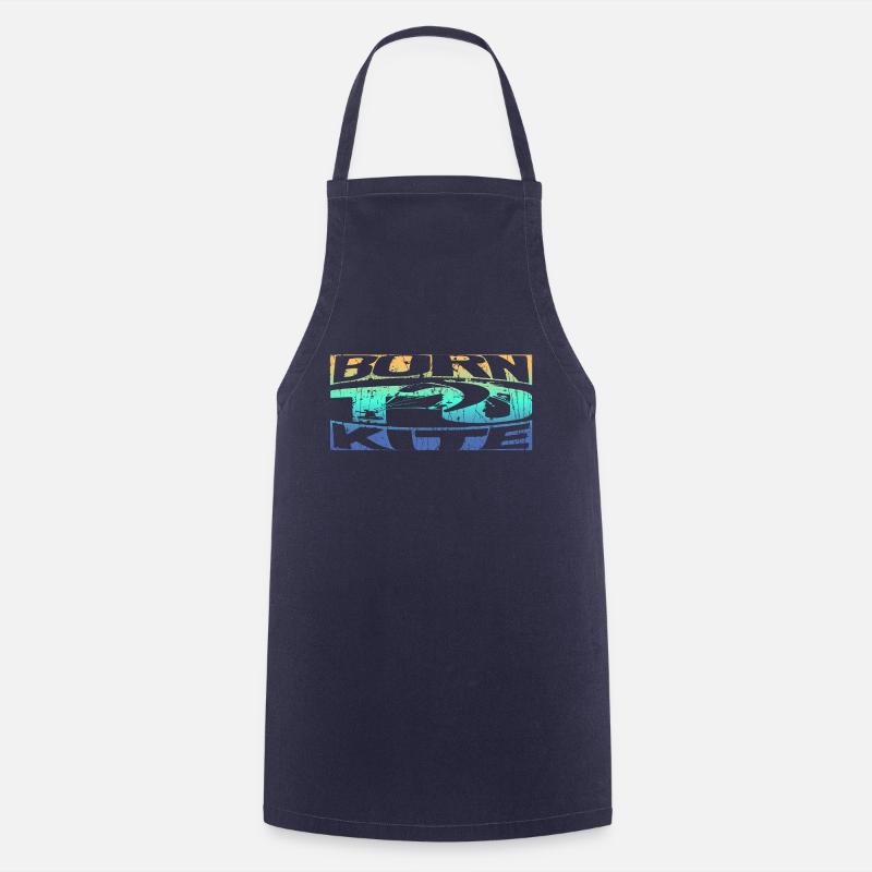 Born to Kite - Cooking Apron - navy