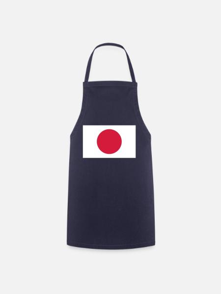japan flag - Kochschürze - Navy