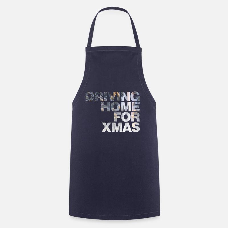 Driving Home For Xmas - Cooking Apron - navy