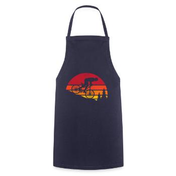 Retro VTT VTT VTT VTT VTT - Tablier de cuisine - marine - Devant - AI Model Male 185 dark (185cm)