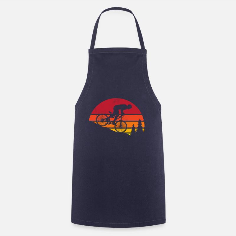 Retro VTT VTT VTT VTT VTT - Tablier de cuisine - marine
