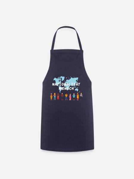 Nationalität mensch Geschenk Rassismus Toleranz - Kochschürze - Navy
