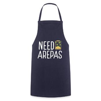 Arepas Lover Hispanic Heritage Month Venezuelan - Cooking Apron - navy - Front - AI Model Male 185 dark (185cm)