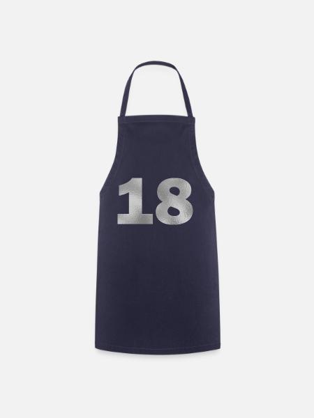 Geburtstag 18 Jahre - Kochschürze - Navy