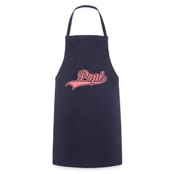 dad - Cooking Apron - navy - Front - AI Model Male 185 dark (185cm)
