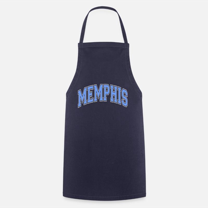 Memphis - Tablier de cuisine - marine