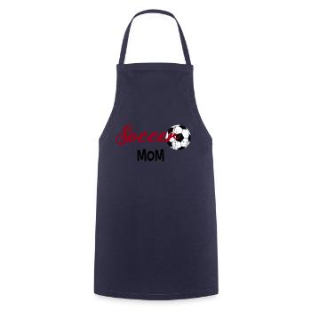 Soccer Mom Cute Mom Life Soccer Game Day - Cooking Apron - navy - Front - AI Model Male 185 dark (185cm)