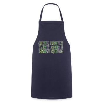 Dinosaurs Animal Dino Dinosaur Lover - Cooking Apron - navy - Front - AI Model Male 185 dark (185cm)