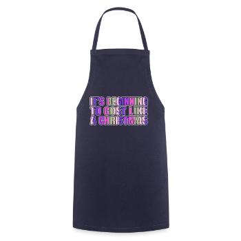 Fairy Tail Funny Bodybuilder Computer Quote Beach - Cooking Apron - navy - Front - AI Model Male 185 dark (185cm)