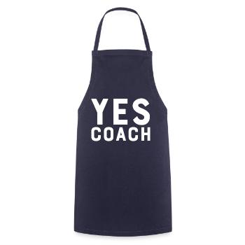 Yes Coach - Cooking Apron - navy - Front - AI Model Male 185 dark (185cm)
