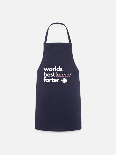 worlds best father farter - Kochschürze - Navy