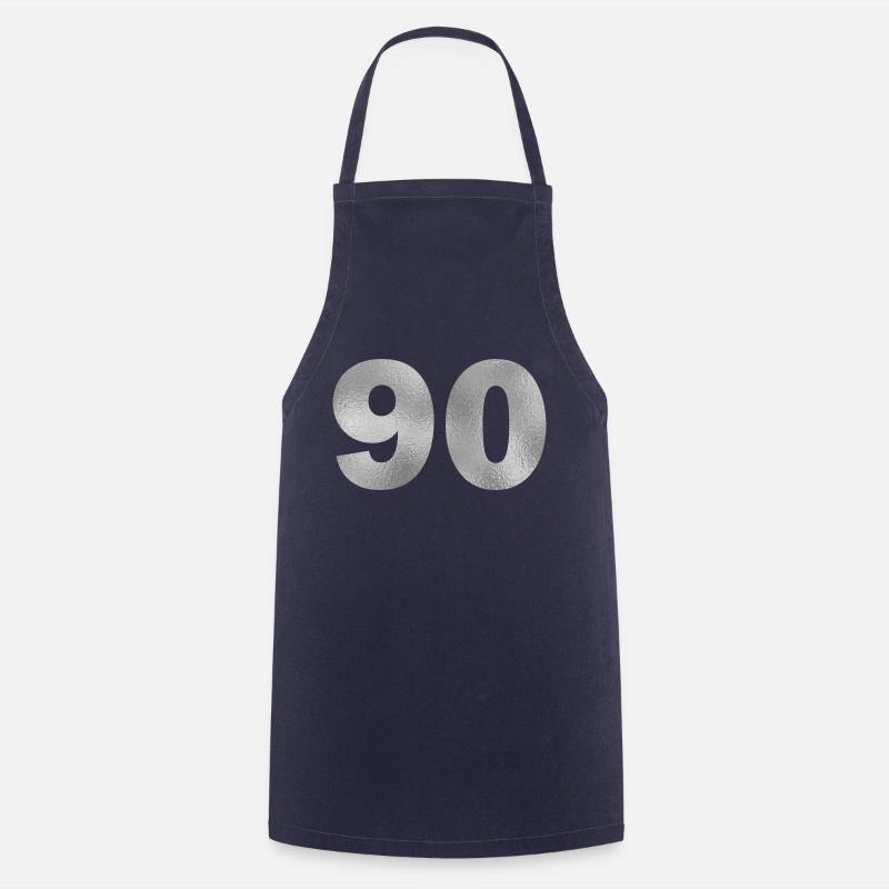 Birthday 90 years - Cooking Apron - navy