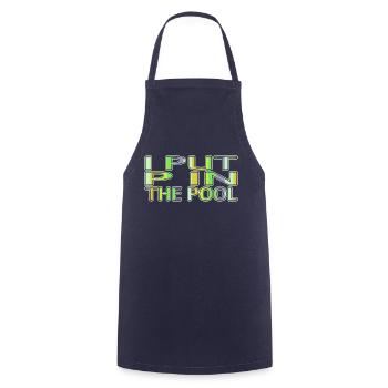 sports gift idea birthday present idea sea funny - Cooking Apron - navy - Front - AI Model Male 185 dark (185cm)