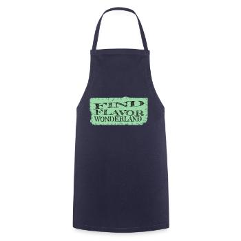 present discovery quotes birthday present idea - Cooking Apron - navy - Front - AI Model Male 185 dark (185cm)