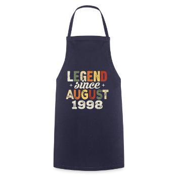 Août 1998 Anniversaire Août 1998 - Août 1998 - Tablier de cuisine - marine - Devant - AI Model Male 185 dark (185cm)