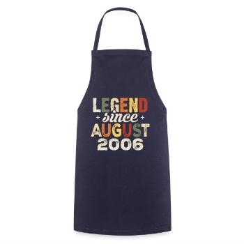 August 2006 Anniversary August 2006 - August 2006 - Cooking Apron - navy - Front - AI Model Male 185 dark (185cm)